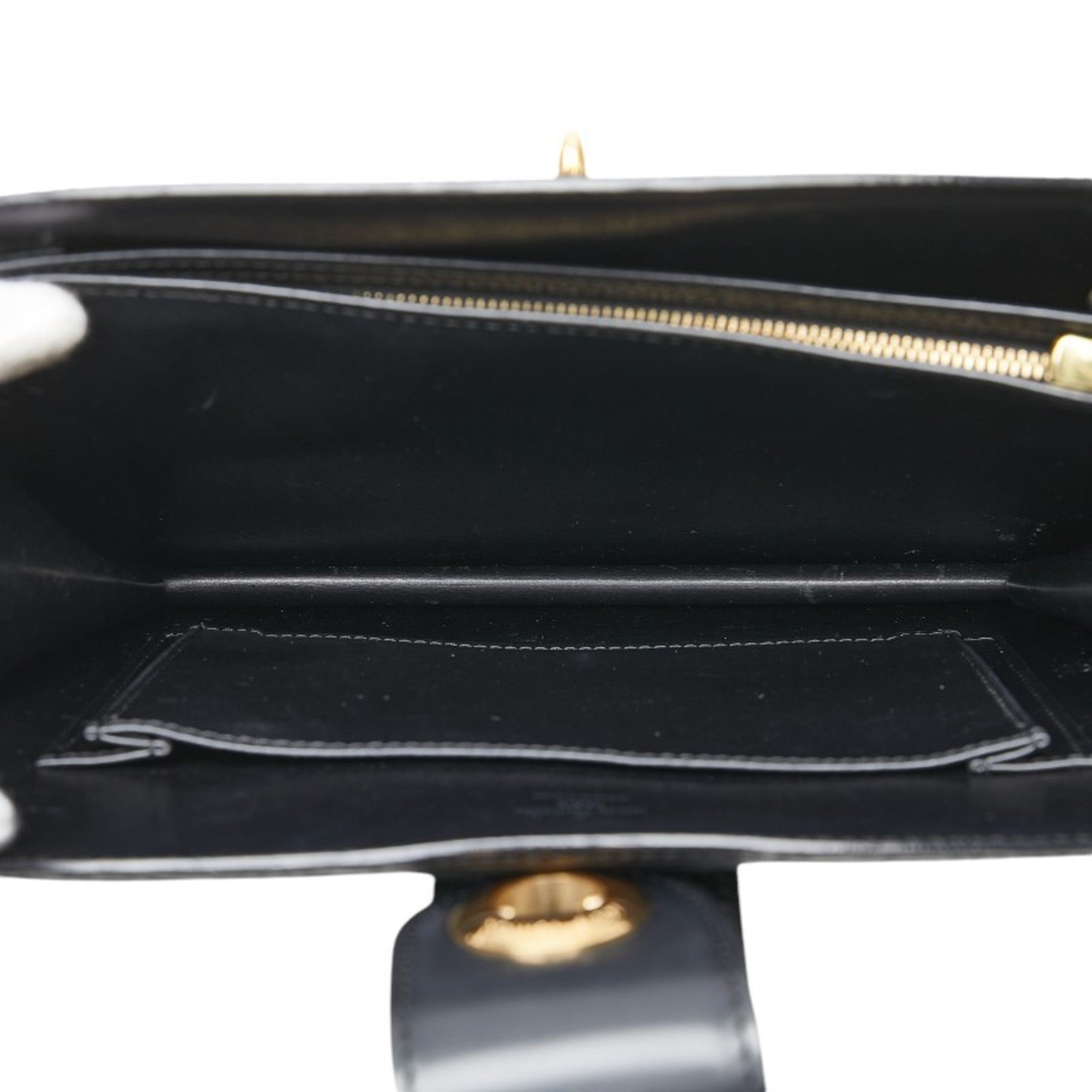 Louis Vuitton Epi Capuchin Shoulder Bag M52342 Black Noir Leather Women's LOUIS VUITTON