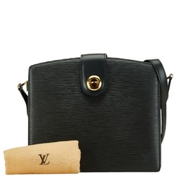 Louis Vuitton Epi Capuchin Shoulder Bag M52342 Black Noir Leather Women's LOUIS VUITTON