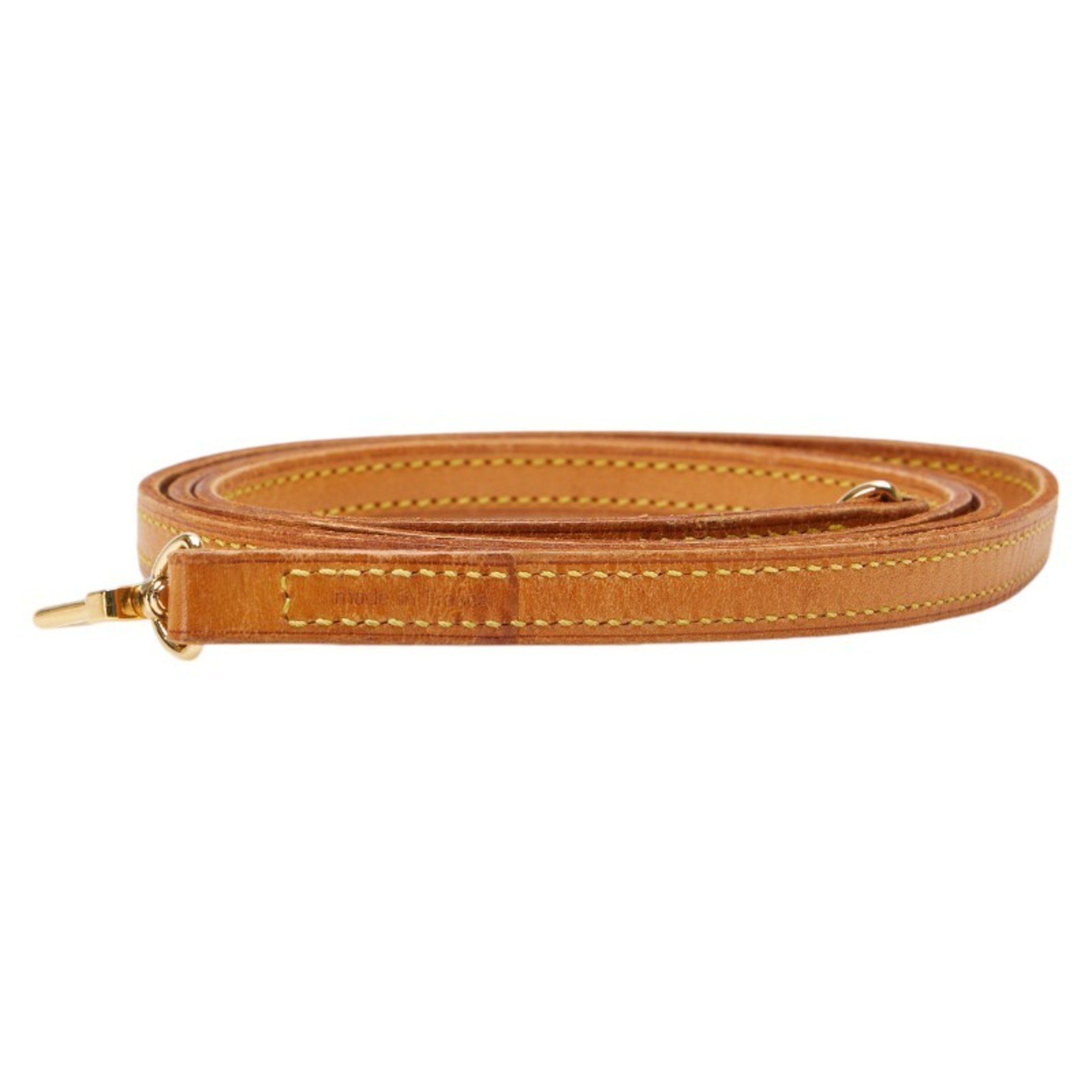 Louis Vuitton Shoulder Strap Brown Leather Women's LOUIS VUITTON