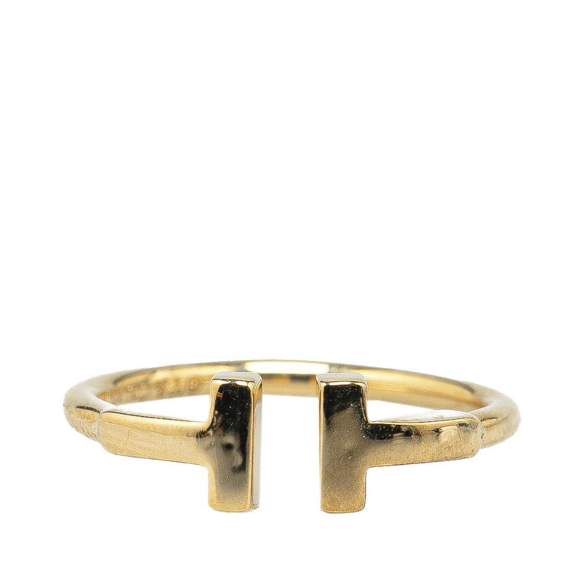 Tiffany T-wire ring, 18K yellow gold, for women, TIFFANY&Co.