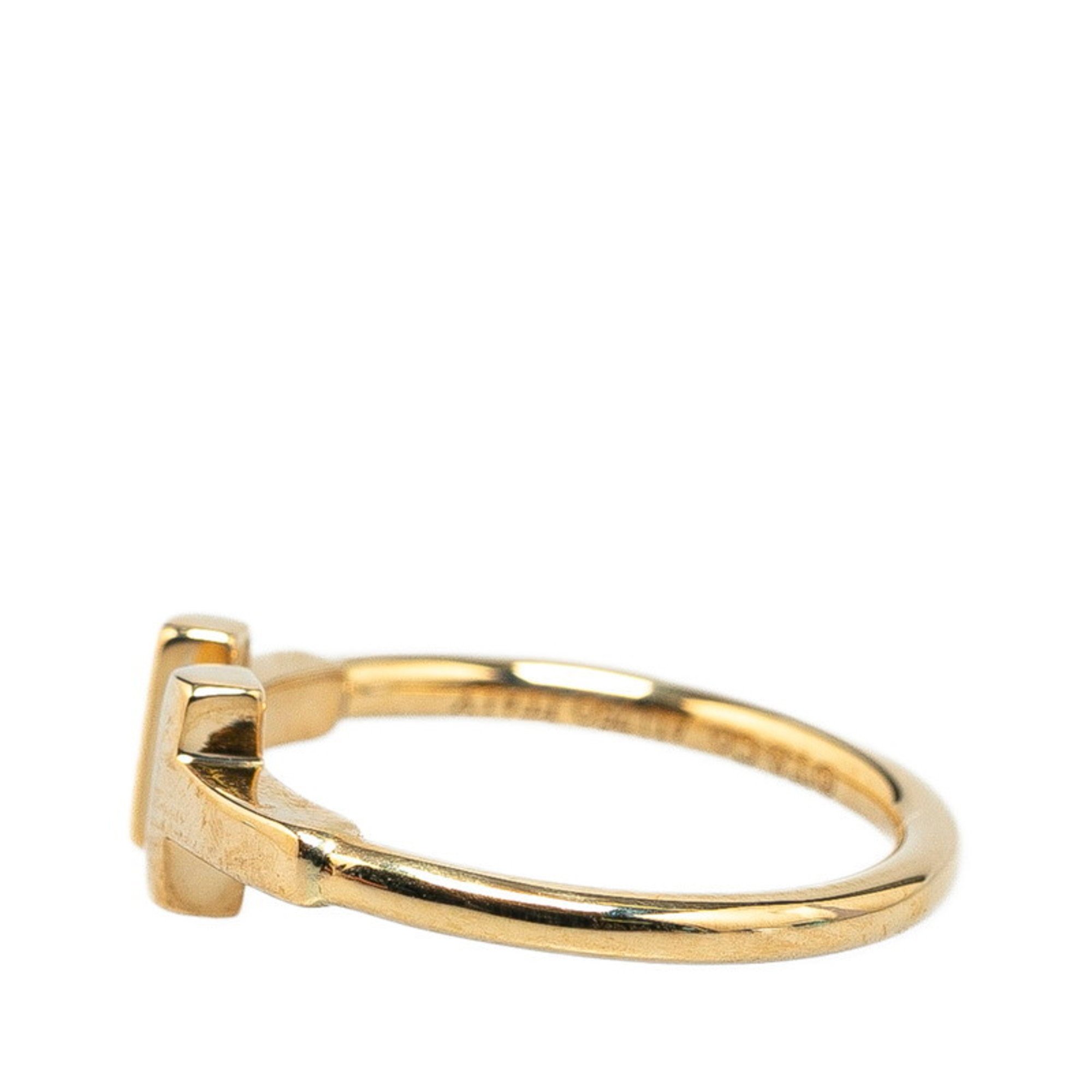 Tiffany T-wire ring, 18K yellow gold, for women, TIFFANY&Co.