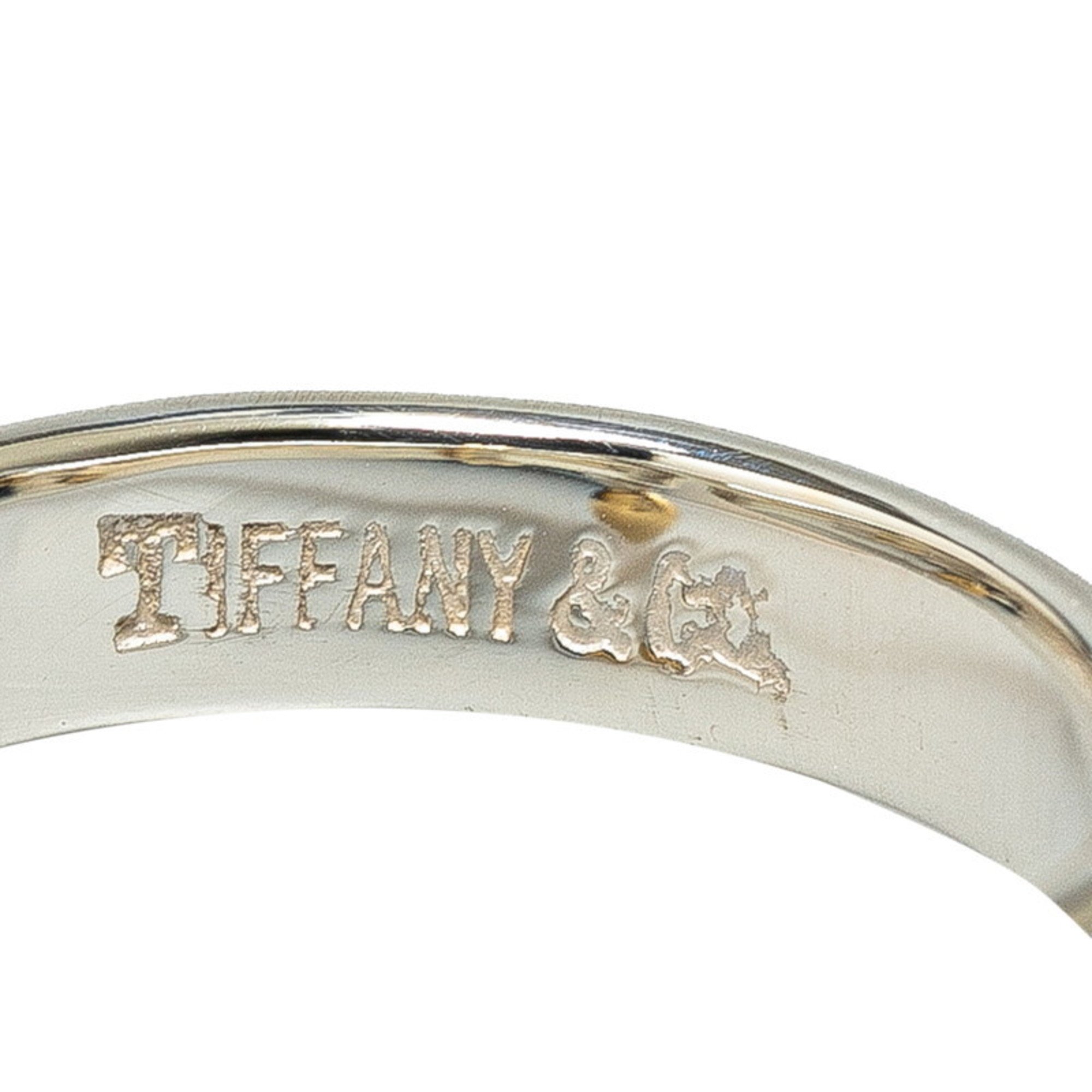 Tiffany Hook and Eye Ring #51 SV925 Silver K18YG Yellow Gold Combination Women's TIFFANY&Co.