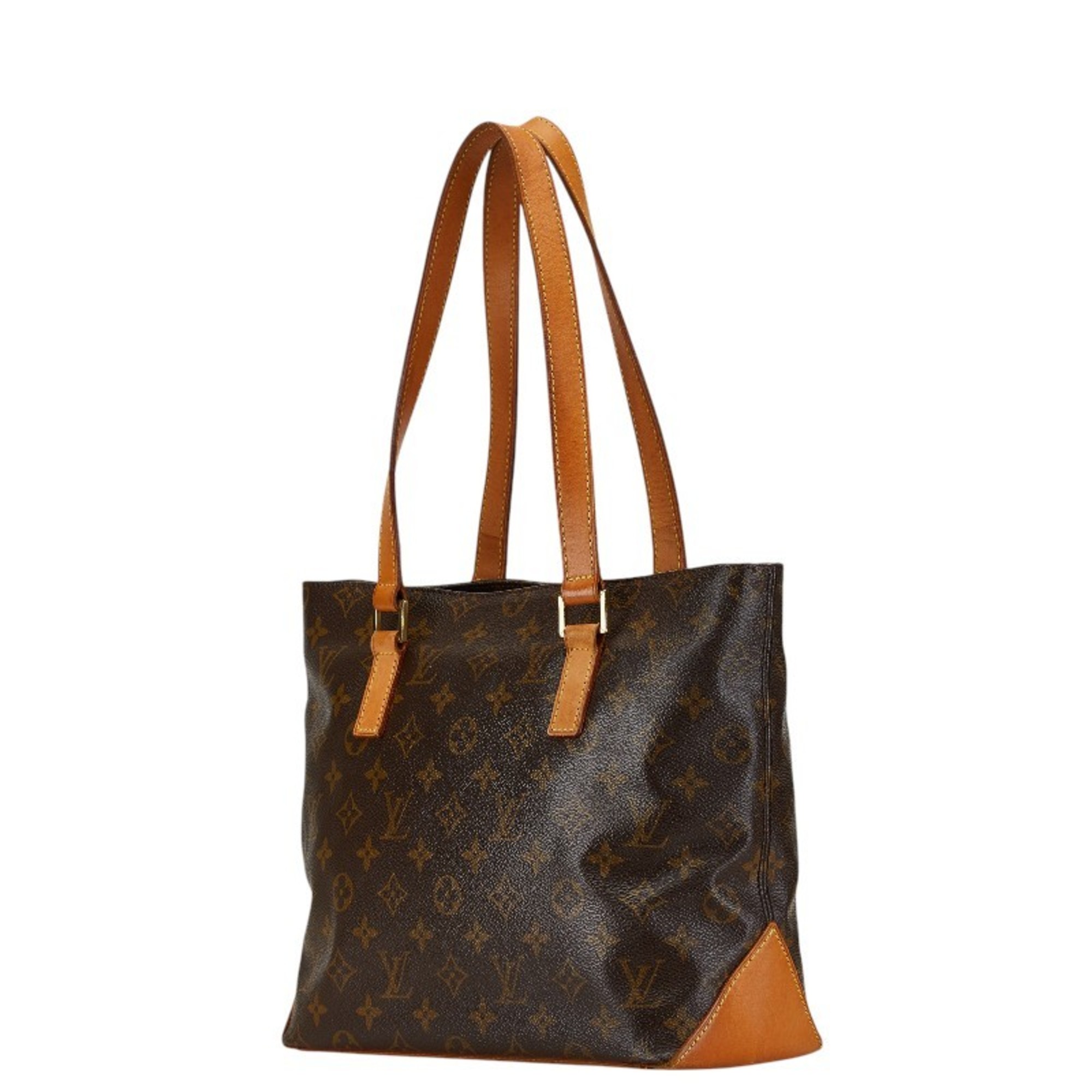 Louis Vuitton Monogram Cabas Piano Handbag Tote Bag M51148 Brown PVC Leather Women's LOUIS VUITTON