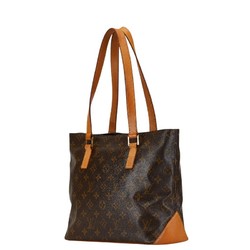 Louis Vuitton Monogram Cabas Piano Handbag Tote Bag M51148 Brown PVC Leather Women's LOUIS VUITTON