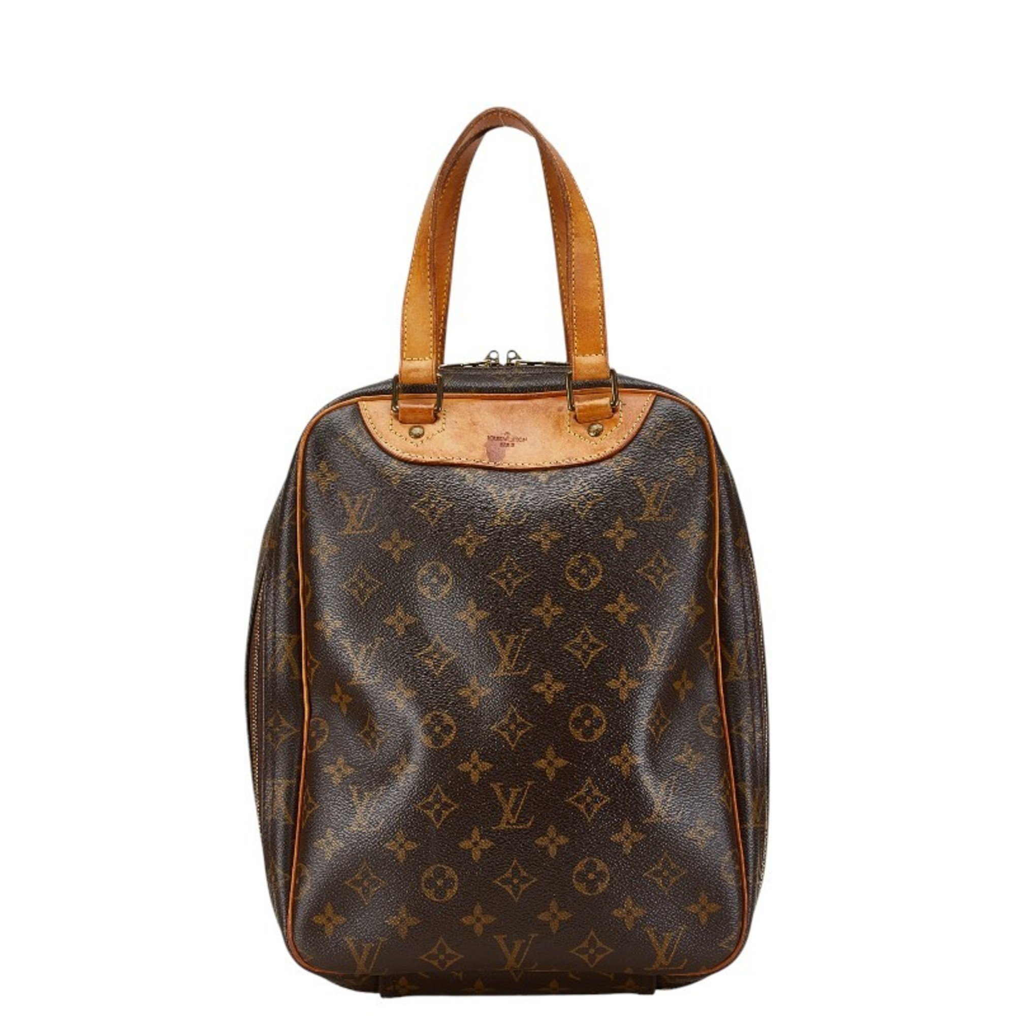 Louis Vuitton Monogram Excursion Handbag M41450 Brown PVC Leather Women's LOUIS VUITTON