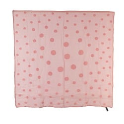 Christian Dior Dior Scarf Muffler Square Pink Silk Rayon Women's