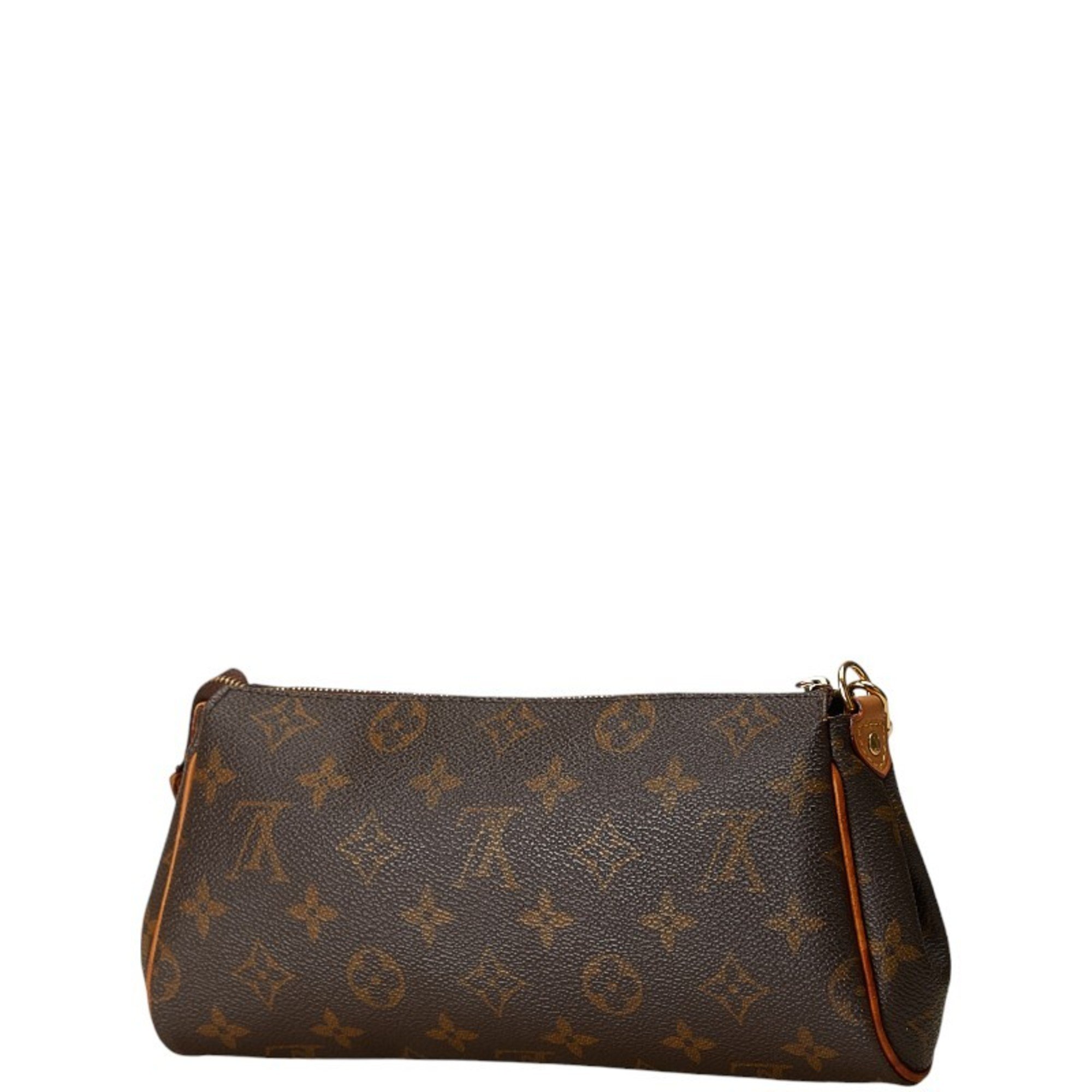 Louis Vuitton Monogram Eva Chain Shoulder Bag M95567 Brown PVC Leather Women's LOUIS VUITTON