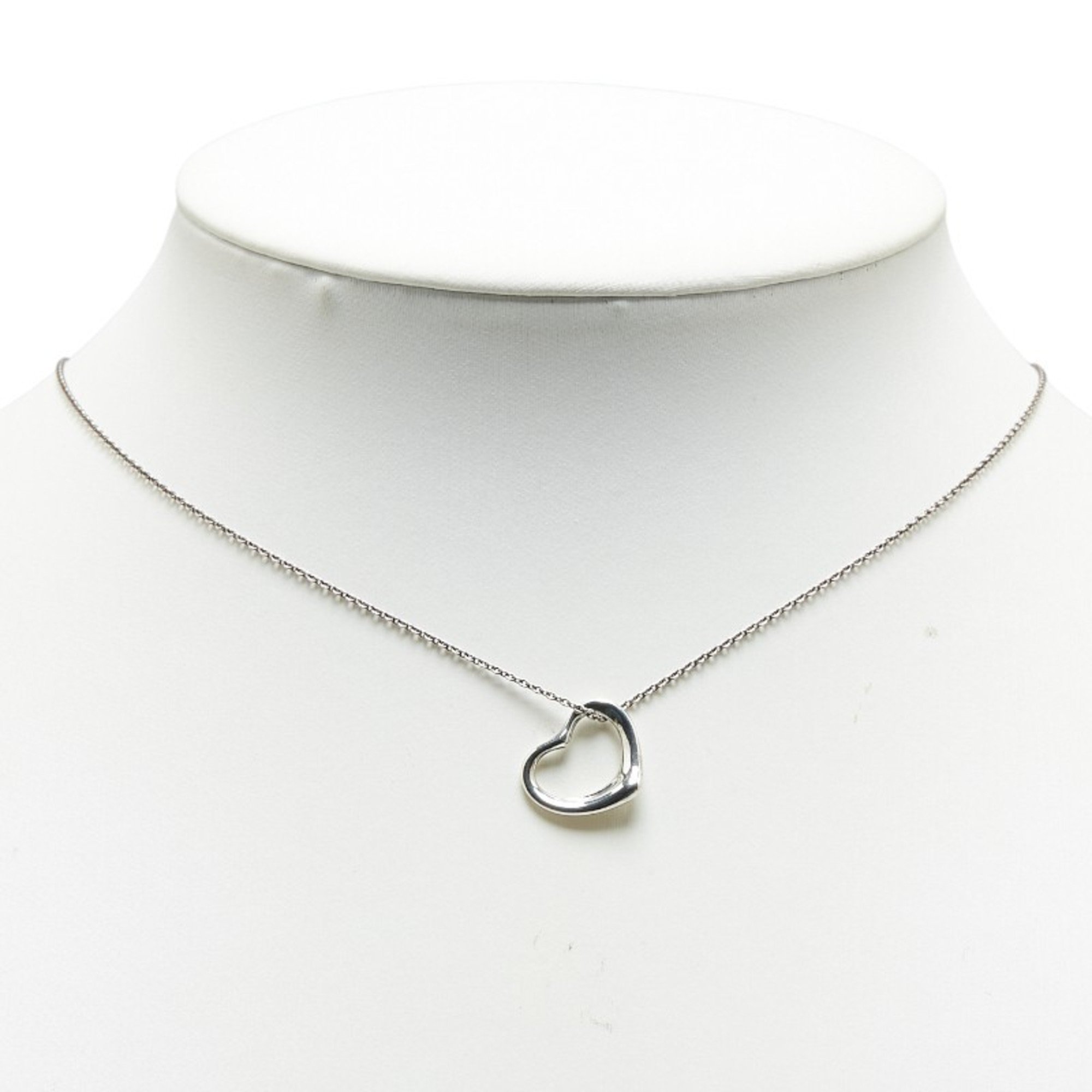 Tiffany Heart Necklace SV925 Silver Women's TIFFANY&Co.