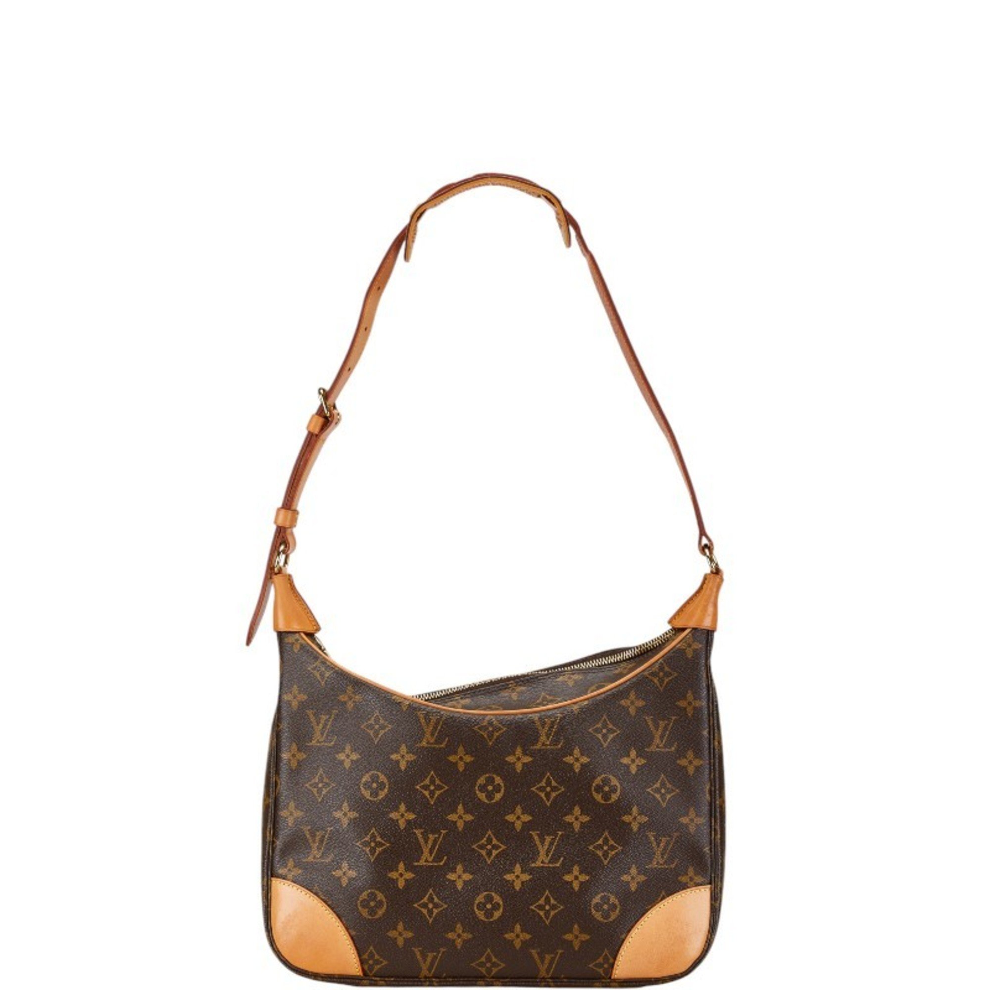 Louis Vuitton Monogram Boulogne 30 Shoulder Bag M51265 Brown PVC Leather Women's LOUIS VUITTON