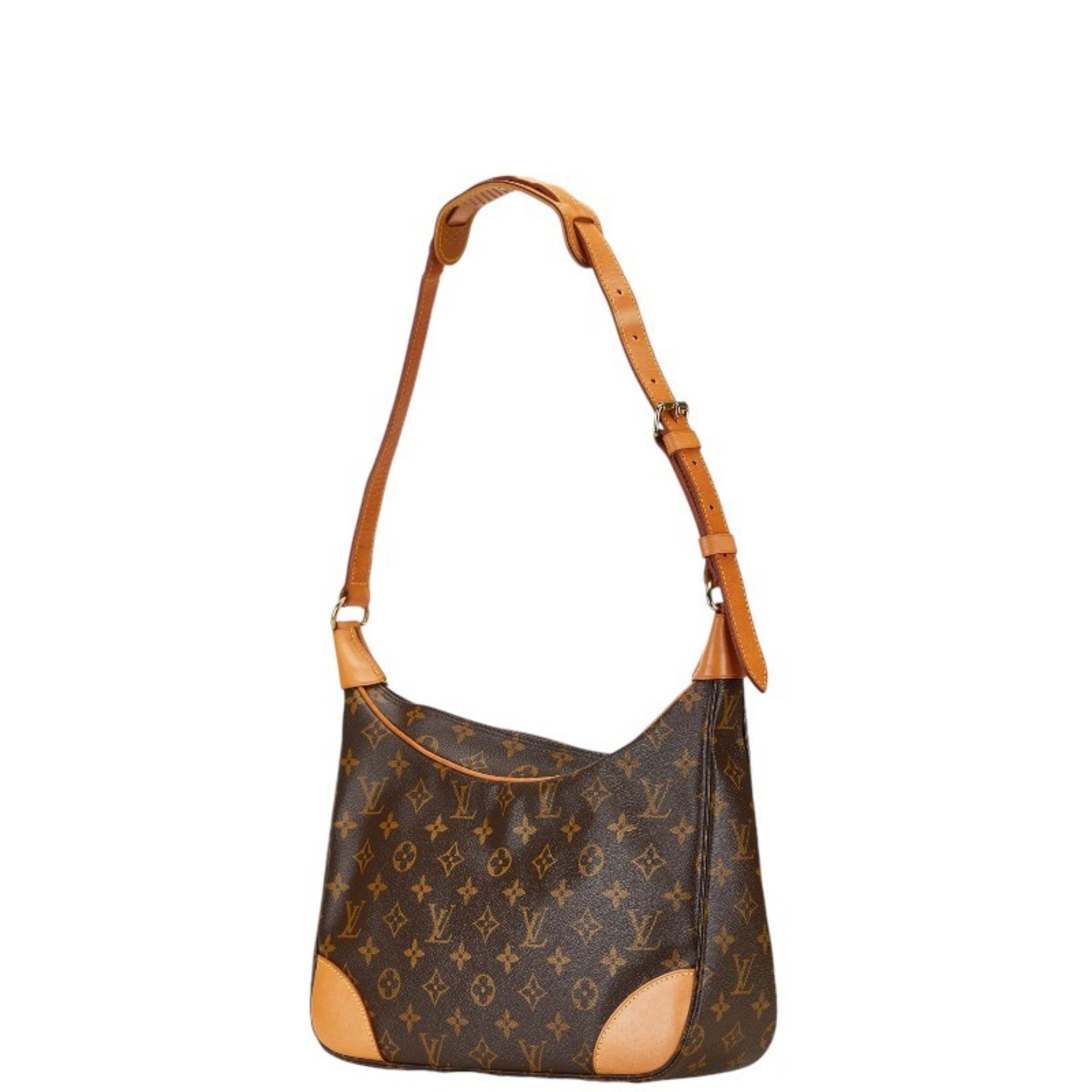 Louis Vuitton Monogram Boulogne 30 Shoulder Bag M51265 Brown PVC Leather Women's LOUIS VUITTON