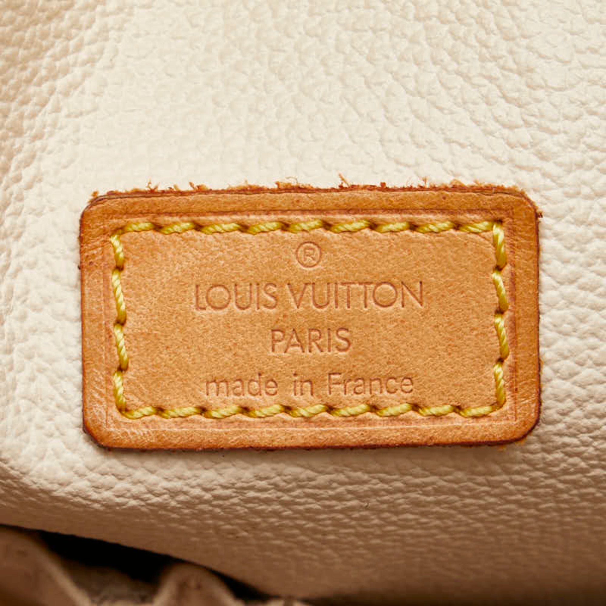 Louis Vuitton Monogram Spontini Handbag Shoulder Bag M47500 Brown PVC Leather Women's LOUIS VUITTON