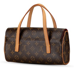 Louis Vuitton Monogram Sonatine Handbag M51902 Brown PVC Leather Women's LOUIS VUITTON