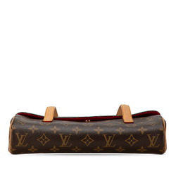 Louis Vuitton Monogram Sonatine Handbag M51902 Brown PVC Leather Women's LOUIS VUITTON