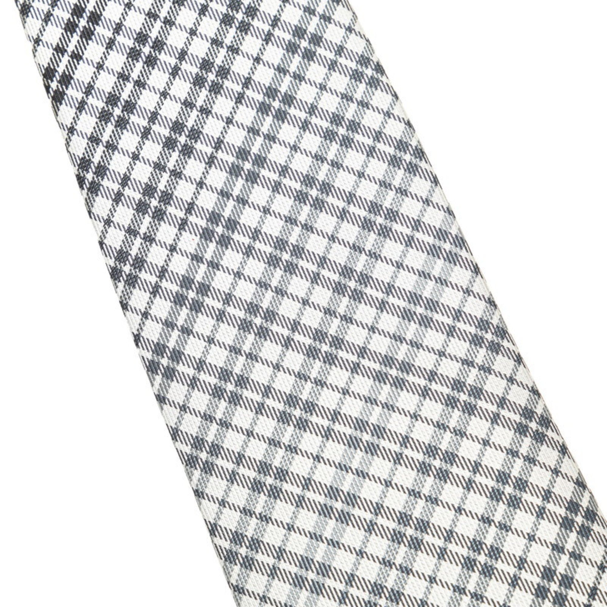 Louis Vuitton Cravat Madras Check Gradient Necktie M75626 Navy Grey Silk Men's LOUIS VUITTON