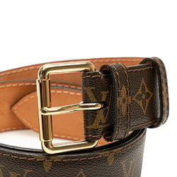 Louis Vuitton Monogram Santur Pochette Duo Belt 90/36 Brown PVC Leather Women's LOUIS VUITTON