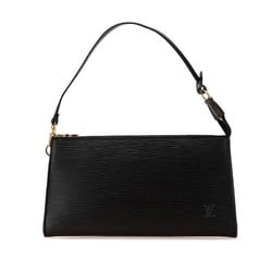 Louis Vuitton Epi Pochette Accessory Noir Pouch Handbag M52982 Black Leather Women's LOUIS VUITTON