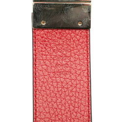 Gucci reversible belt size: 80/32 450000 black red leather ladies GUCCI