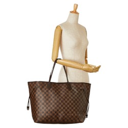 Louis Vuitton Damier Neverfull GM Tote Bag Shoulder N51106 Brown PVC Leather Women's LOUIS VUITTON