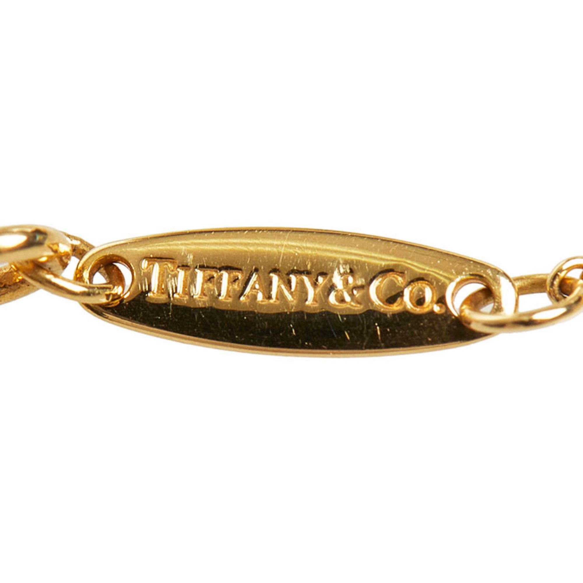 Tiffany Elsa Peretti By the Yard Shape Necklace Pendant K18YG Yellow Gold Women's TIFFANY&Co.