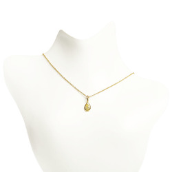 Tiffany Elsa Peretti By the Yard Shape Necklace Pendant K18YG Yellow Gold Women's TIFFANY&Co.