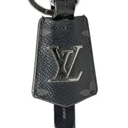 Louis Vuitton Monogram Eclipse Porte-Cle Cloche Cle Keychain Key Ring M63620 Silver Black PVC Metal Men's LOUIS VUITTON