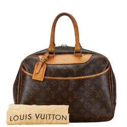 Louis Vuitton Monogram Deauville Handbag M47270 Brown PVC Leather Women's LOUIS VUITTON