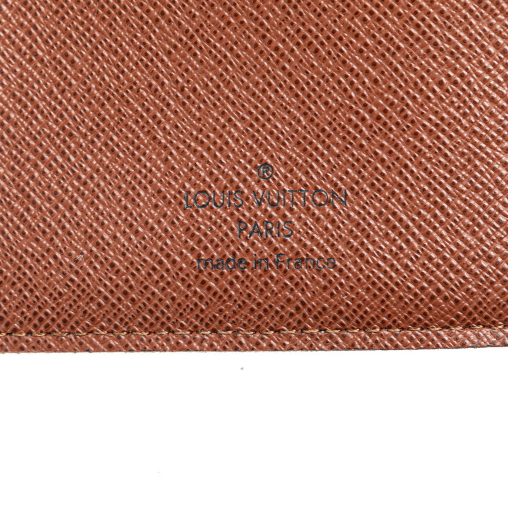 Louis Vuitton Monogram Portefeuille Marco NM Bi-fold Wallet M62288 Brown PVC Leather Women's LOUIS VUITTON