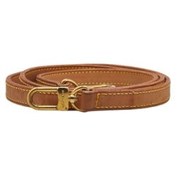 Louis Vuitton Shoulder Strap Brown Gold Leather Plated Women's LOUIS VUITTON