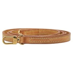 Louis Vuitton Shoulder Strap Brown Gold Leather Plated Women's LOUIS VUITTON