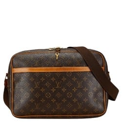 Louis Vuitton Monogram Reporter GM Shoulder Bag M45252 Brown PVC Leather Women's LOUIS VUITTON