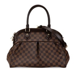 Louis Vuitton Damier Trevi PM Handbag Shoulder Bag N51997 Brown PVC Leather Women's LOUIS VUITTON