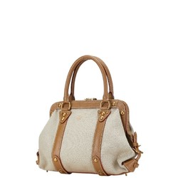 Louis Vuitton Toal Trianon Sac de Nuit PM Handbag M48827 Beige Gray Canvas Leather Women's LOUIS VUITTON