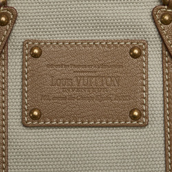 Louis Vuitton Toal Trianon Sac de Nuit PM Handbag M48827 Beige Gray Canvas Leather Women's LOUIS VUITTON