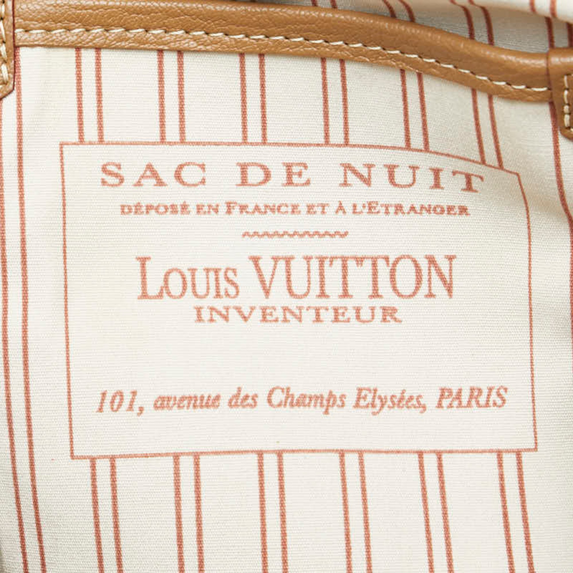 Louis Vuitton Toal Trianon Sac de Nuit PM Handbag M48827 Beige Gray Canvas Leather Women's LOUIS VUITTON