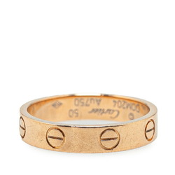 Cartier Love Ring #50 K18PG Pink Gold Women's CARTIER