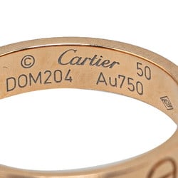 Cartier Love Ring #50 K18PG Pink Gold Women's CARTIER