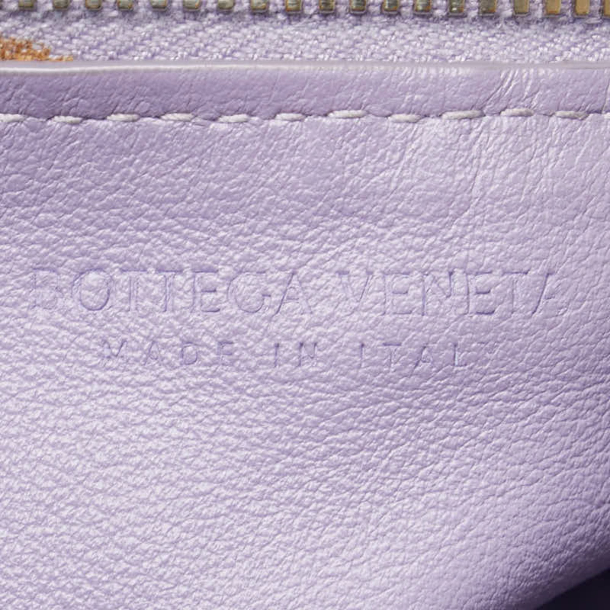 Bottega Veneta Double Knot Jodie Shoulder Bag Lavender Purple Leather Women's BOTTEGAVENETA