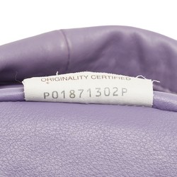 Bottega Veneta Double Knot Jodie Shoulder Bag Lavender Purple Leather Women's BOTTEGAVENETA