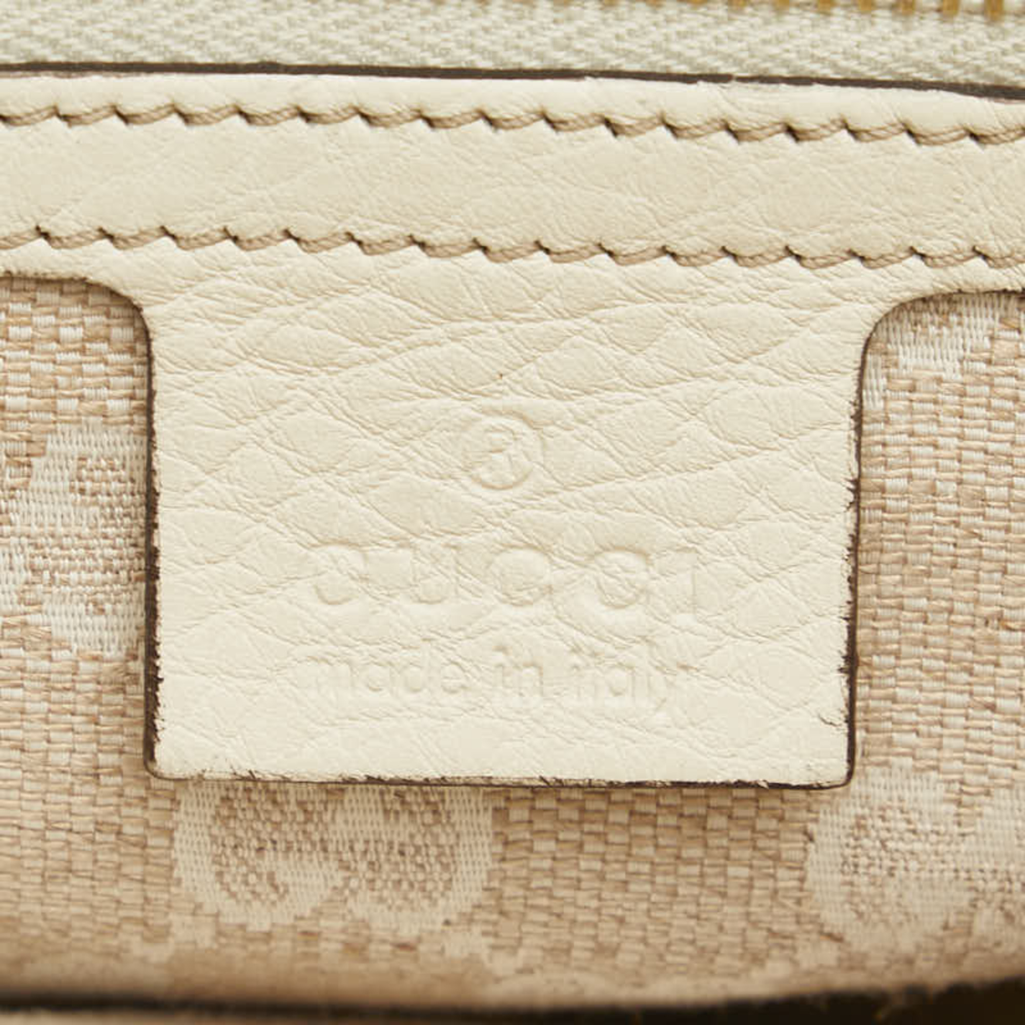 Gucci Bamboo Handbag 202317 White Leather Women's GUCCI