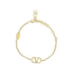 Valentino V Chain Bracelet Gold Plated Women's