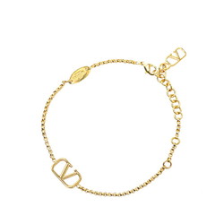 Valentino V Chain Bracelet Gold Plated Women's