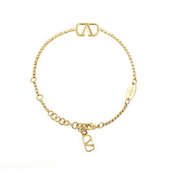 Valentino V Chain Bracelet Gold Plated Women's