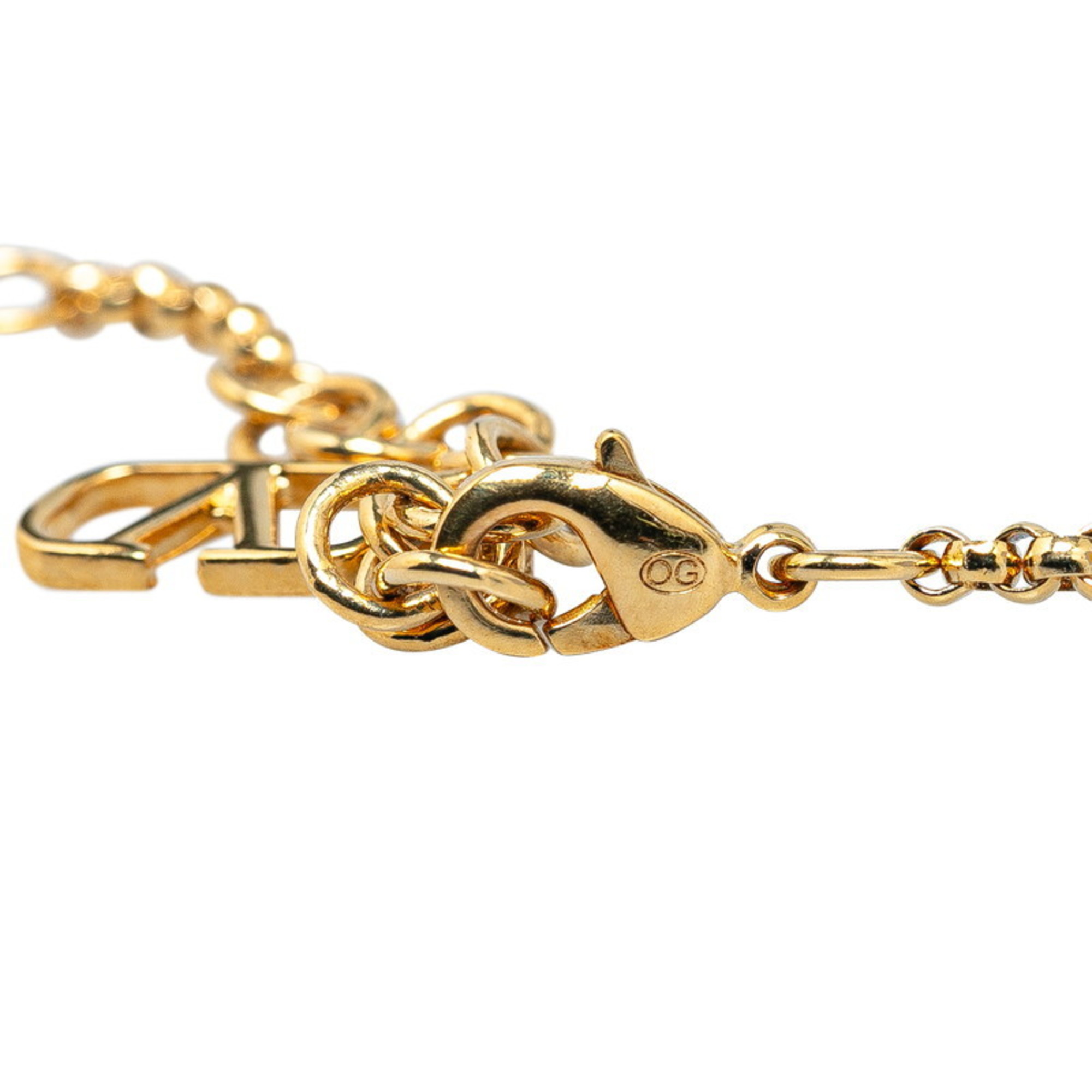 Valentino V Chain Bracelet Gold Plated Women's