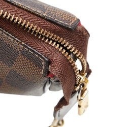 Louis Vuitton Damier Eva Chain Handbag Shoulder Bag N55213 Brown PVC Leather Women's LOUIS VUITTON