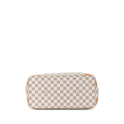 Louis Vuitton Damier Azur Hampstead MM Shoulder Bag Tote N51206 White PVC Leather Women's LOUIS VUITTON