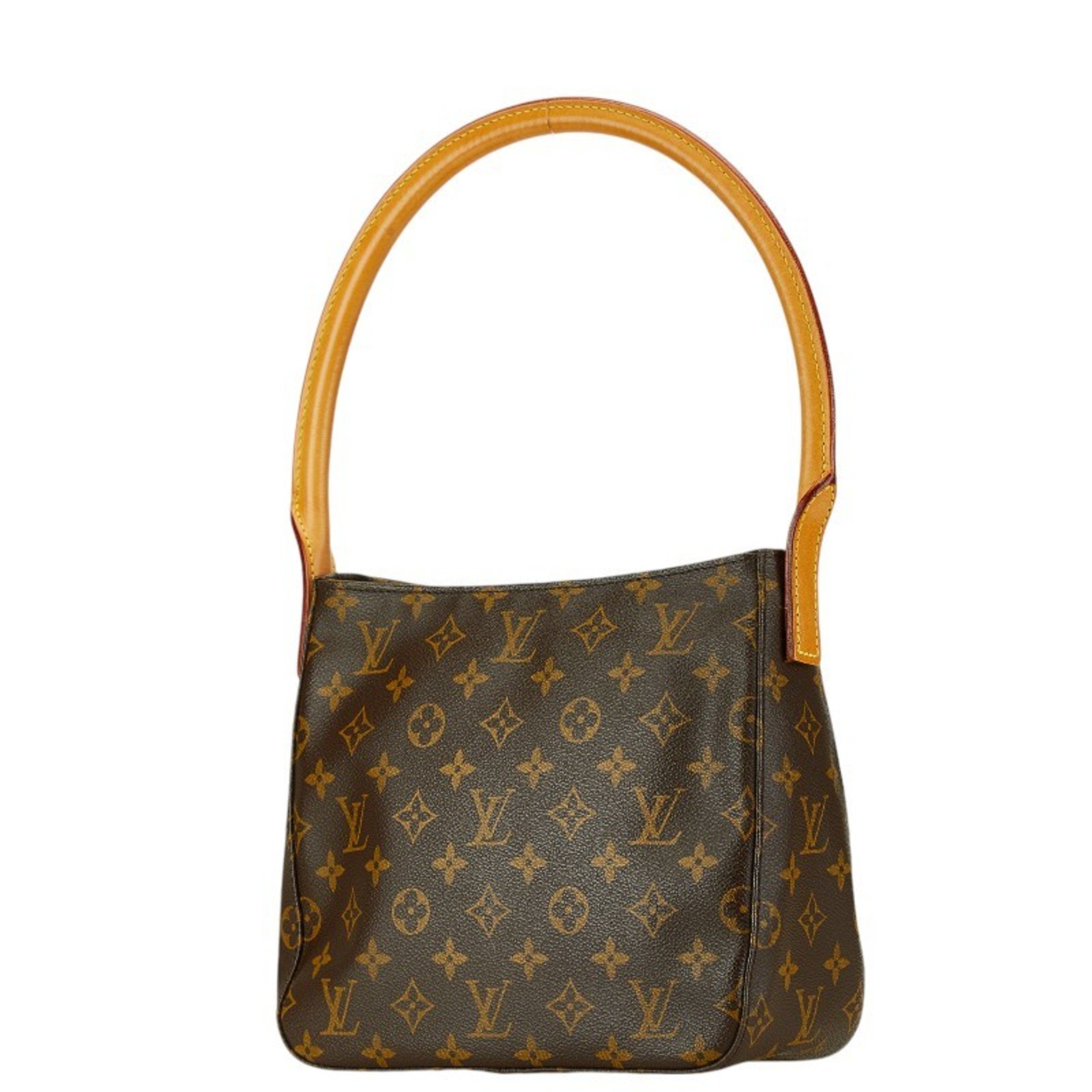 Louis Vuitton Monogram Looping MM Shoulder Bag Handbag M51146 Brown PVC Leather Women's LOUIS VUITTON