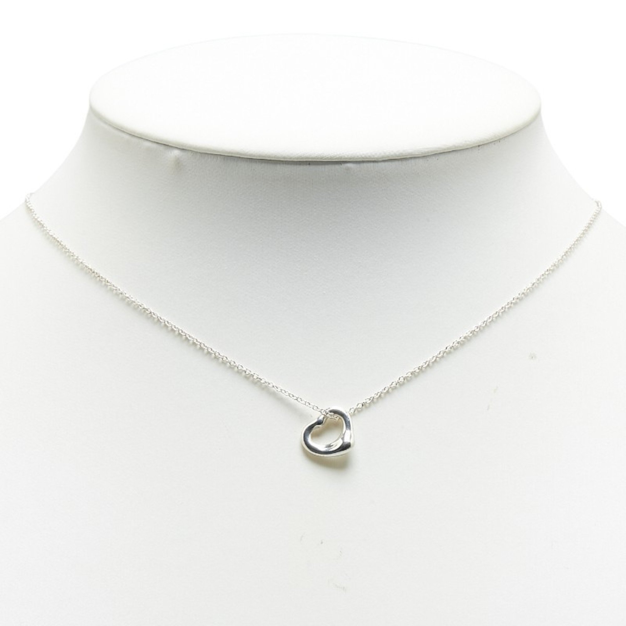 Tiffany Heart Necklace SV925 Silver Women's TIFFANY&Co.