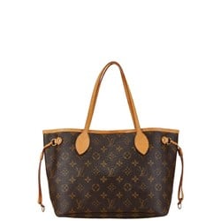 Louis Vuitton Monogram Neverfull PM Handbag Tote Bag M40155 Brown PVC Leather Women's LOUIS VUITTON