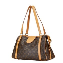 Louis Vuitton Monogram Stresa PM Handbag Shoulder Bag M51186 Brown PVC Leather Women's LOUIS VUITTON