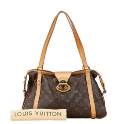 Louis Vuitton Monogram Stresa PM Handbag Shoulder Bag M51186 Brown PVC Leather Women's LOUIS VUITTON